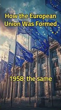 How the European Union Was Formed #europeanunion #eurozone