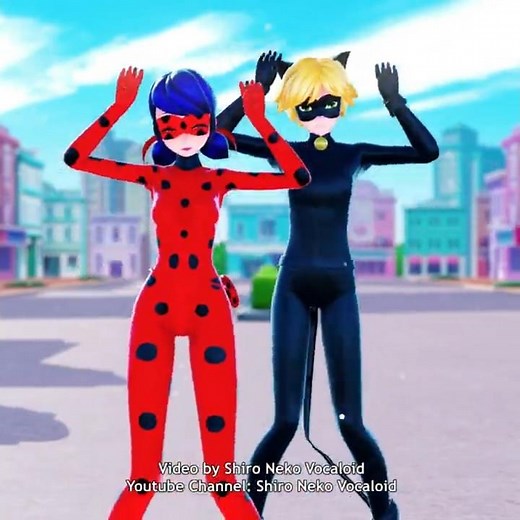 MMD Caramell Dansen (Ladybug x Chat Noir) #miraculousladybug #ladybug