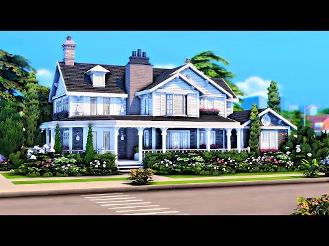 Large Family Home For 8 Sims 💕 || The Sims 4 Speed Build