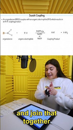 The Suzuki Coupling Reaction #organicchemistry