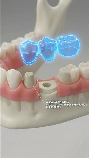 4 Tooth Replacement Options Explained 🦷 | Dental Animation #Shorts