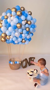 🎈🎈🎈🎈 such a beautiful cake smash session | Ramina Magid Photography