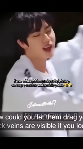Jin's fast rapping even without his members 😂🤣 #jin #bts