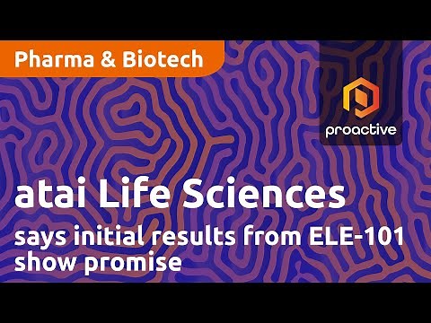 atai Life Sciences co-CEO says initial results from ELE-101 show promise in treating depression