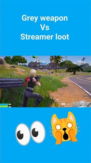 Gray weapon challenge vs streamer loot #fortnite #fortnitegun #algorithm #fortniteclips