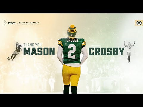 Mason Crosby – Mr. Clutch | Retirement tribute video