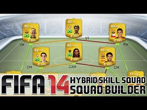 FIFA 14 - Hybrid Skill Squad ft. Neymar, Ronaldinho & Thiago Silva!