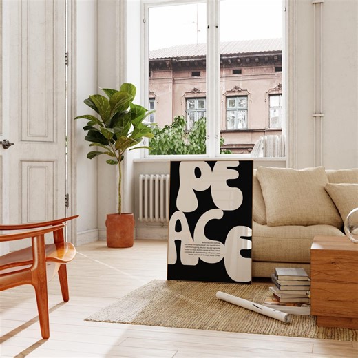 Black and White Christian Faith Print, Minimal Bible Verse Print, Contemporary Christian Artwork, Home Decor (digital Download) - Etsy