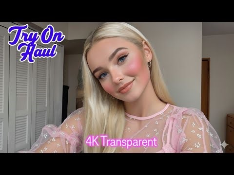 4K Transparent Micro Bikini & Lingerie Fashion Review Shein Try-On Haul