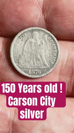 RARE VINTAGE 1876-CC Dime From the Wild West! Carson City Silver Treasure