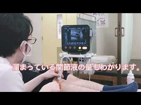 Ultrasound guided knee joint aspiration 痛みの少ない膝関節穿刺