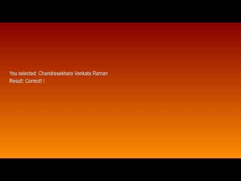10 questions on CV raman