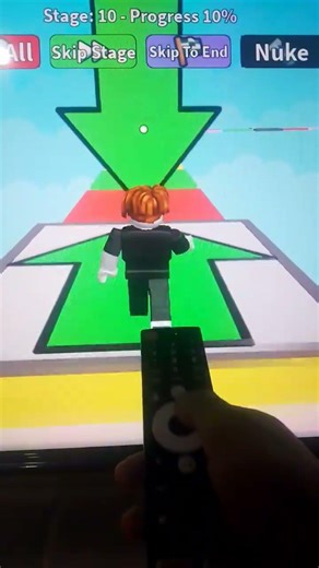 I'm play roblox on my TV use Remote