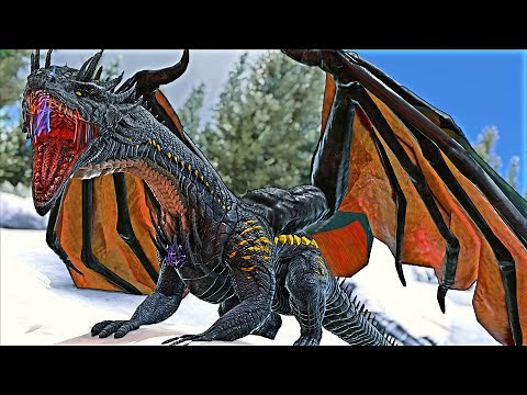 TAMING the MOST POWERFUL BLACK DRAGON yet!! | Ark Modded Nightmare! [Ep42]