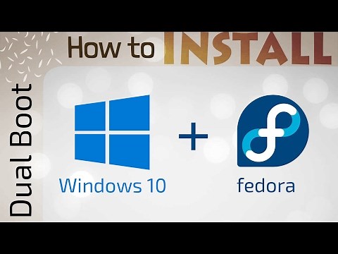 Dual boot | How to install Windows 10 and Fedora Linux | with UEFI secure boot | 2017