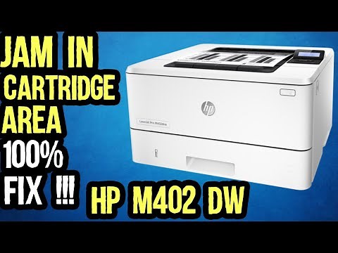 Jam In Cartridge Area Open Front Door And Clear | M402 Dw