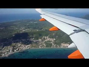Landing at Corfu (Kerkyra) Views of the south of the island HD