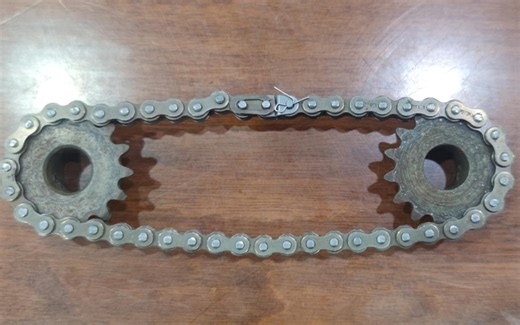 链条全扣半扣安装