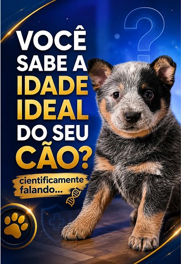 Idade real do cachorro: 1 ano equivale a quantos anos humanos?
