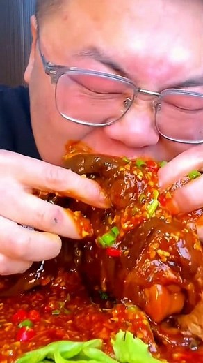 74K views · 2.1K reactions | ASMR Juicy Pork Eating  | Soft, Spicy &...