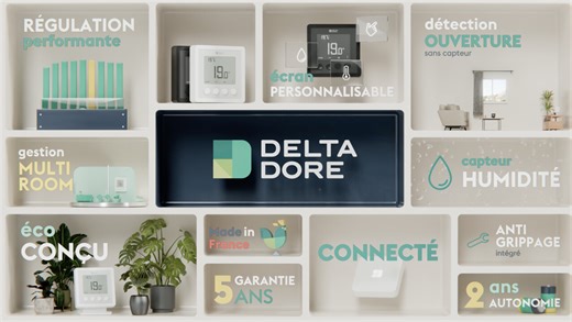 profitez de l'univers Delta Dore grâce au thermostat intelligent H01 Hitachi | Thomas DUPONT