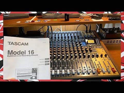 Tascam Model 16 Unboxing - Analog Mixer Multitrack Recorder USB Interface