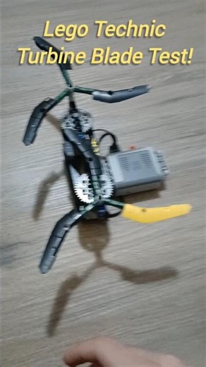 Lego Turbine Blade Test! #lego #turbine #shorts #legotechnic