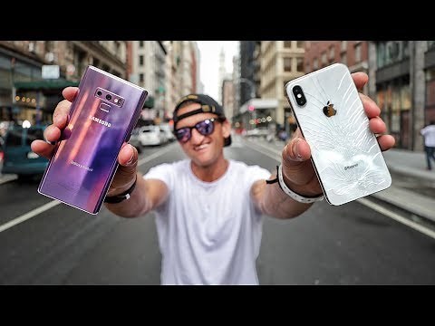 Galaxy Note 9 VS iPhone X - ULTIMATE VIDEO CAMERA COMPARISON