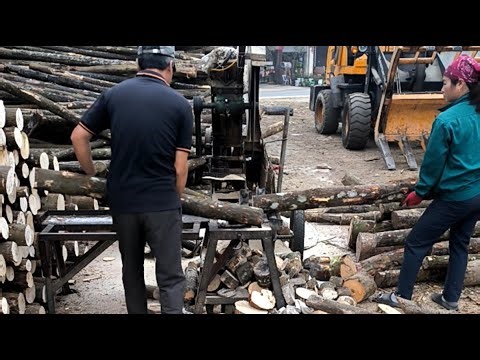 High-Speed Round Log Segmentation Process