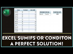 Excel SUMIFS function OR condition, perfect solution (really easy!)