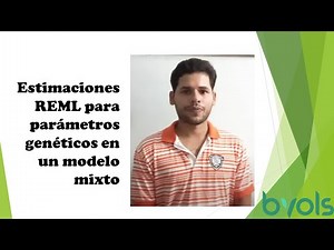 Estimaciones REML para parámetros genéticos en un modelo mixto.