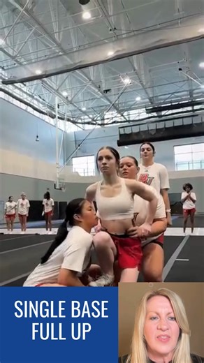 Incredible technique on this single base full up by @davenportstunt 💪 #cheercoaches #cheerstunts #competitioncheer #cheercomp | Cheer Coach Academy