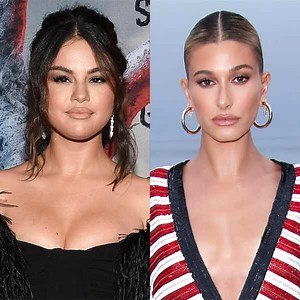 Hailey Bieber Speaks Out Against "Fake Drama" Between Her and Selena Gomez