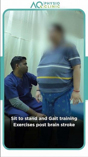 Post-Stroke Recovery | Sit-to-Stand & Gait Training Exercises for Walking#physiotherapy #recovery