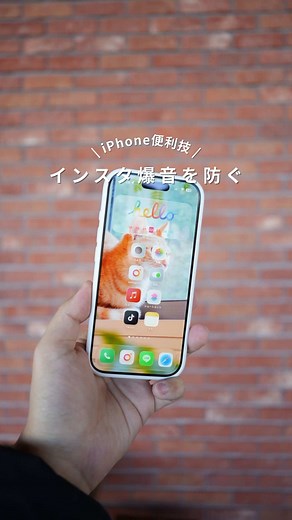 iPhoneでインスタの音量を自動調整する方法