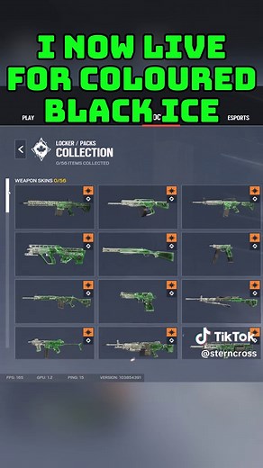 Colored Black Ice Packs in Rainbow Six Siege: A Guide