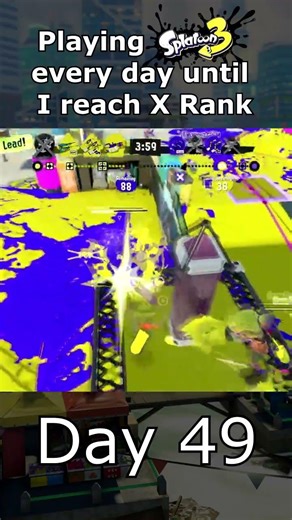 [Day 49] Playing Splatoon 3 every day until I reach X