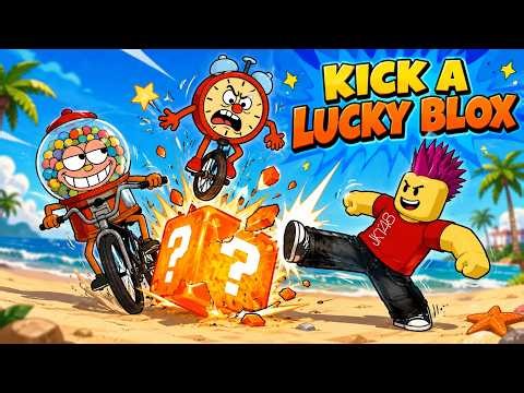 🔴LIVE STREAM KICK A LUCKY BLOX #ROBLOX