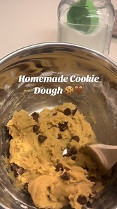 Homemade Chocolate Chip Cookie Dough 🍪🤎 easy late night craving reci...