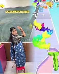 Short Teacher Problems in School! 🏫🤣 #shortteacher #shorts #ytshorts #sejalgabashorts #relatable