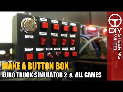 Box Button Tutorial for ETS and Racing Game using MMJOY | DIY SIM RIG Steering Wheel