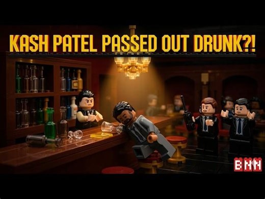 Kash Patel Passed Out Drunk?! — Iran Lego Diss | Sarah Tucker