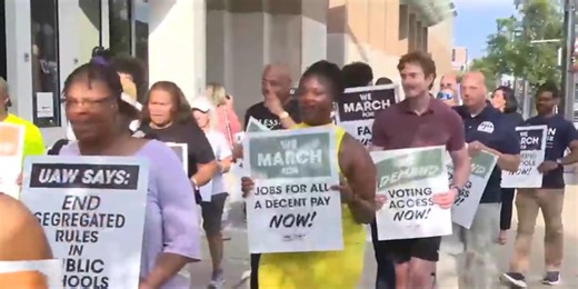 March in downtown Lansing commemorates ‘I Have a Dream’ Speech