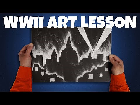 Blitz Art! Teach WWII with Chalk! Easy, Engaging & Impactful!