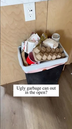 DIY Pull-Out Trash Can Cabinet (Fits Two Bins)