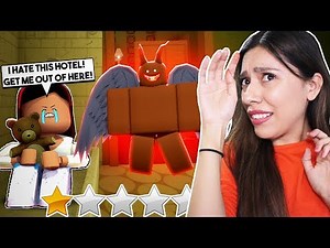THE SCARIEST HOTEL IN ROBLOX! *I SAW A GHOST!* - Roblox Hotel Stories - A ROBLOX HORROR STORY