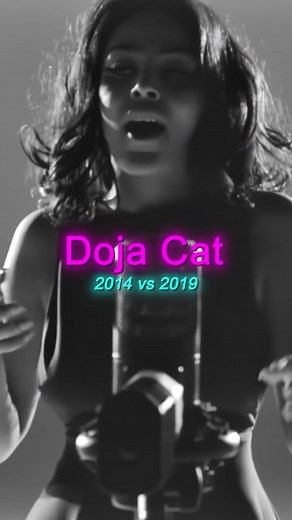 Doja Cat in 2014 vs 2019 😳 @Doja Cat #dojacat #doja #streets #music #rap #singing #edit