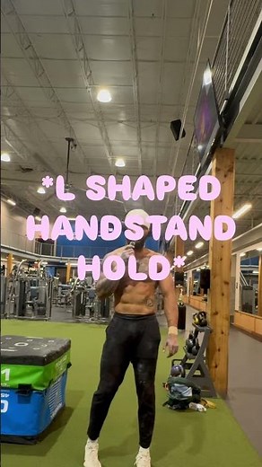 DAY 11 of the handstand tutorial: L SHAPED HANDSTAND HOLD