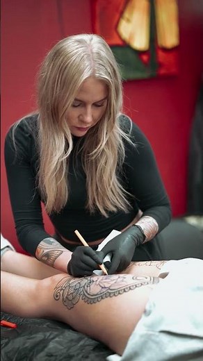 Neo-traditional tattoo addition by our resident Edyta 📍 Sacred Gold Tattoo, N1C, London, UK