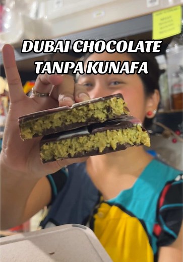 DUBAI CHOCOLATE Tanpa Kunafa: Resep dan Review